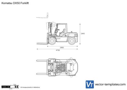 Komatsu DX50 Forklift