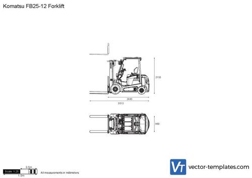 Komatsu FB25-12 Forklift