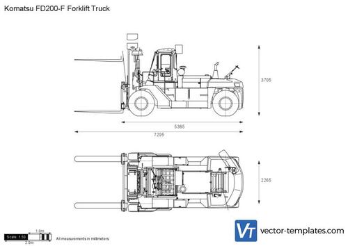 Komatsu FD200-F Forklift Truck