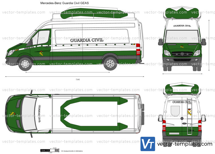 Mercedes-Benz Guardia Civil GEAS