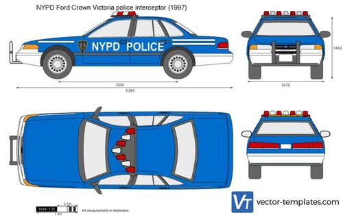 Ford Crown Victoria police interceptor NYPD