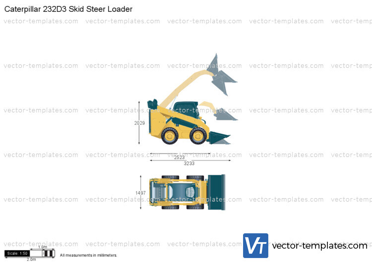 Caterpillar 232D3 Skid Steer Loader