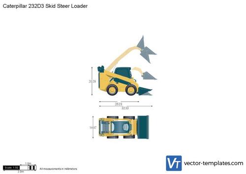 Caterpillar 232D3 Skid Steer Loader