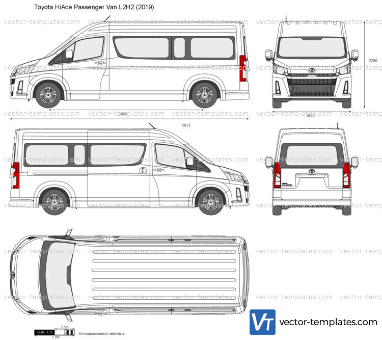 Toyota HiAce Passenger Van L2H2