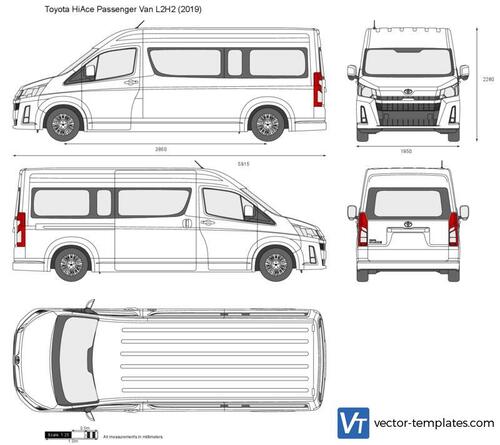 Toyota HiAce Passenger Van L2H2