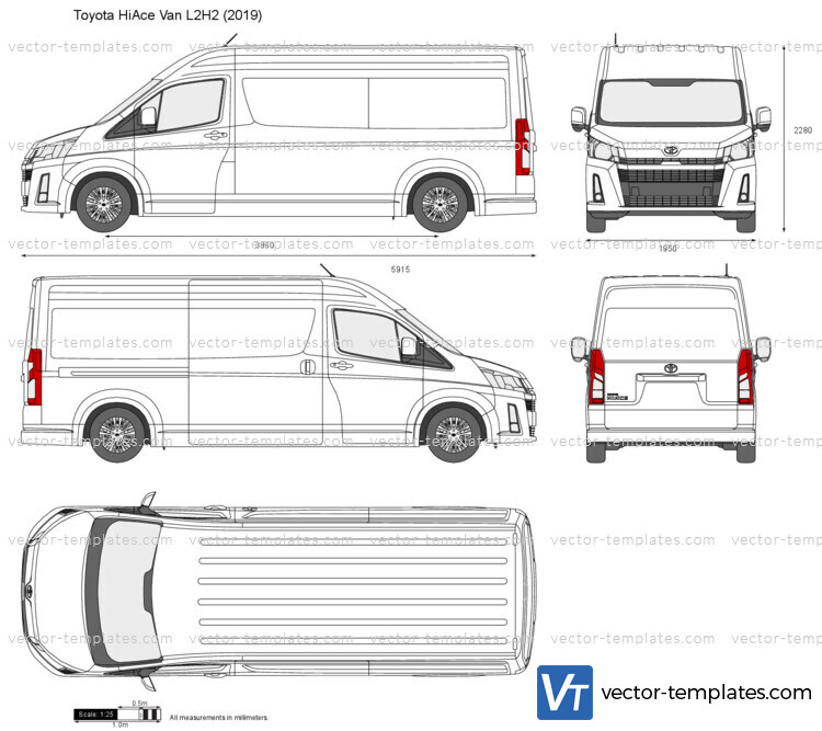 Toyota HiAce Van L2H2