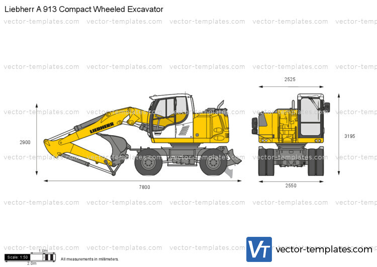 Liebherr A 913 Compact Wheeled Excavator