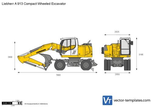 Liebherr A 913 Compact Wheeled Excavator