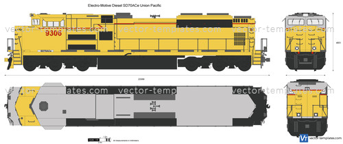 Electro-Motive Diesel SD70ACe Union Pacific