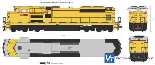 Electro-Motive Diesel SD70ACe Union Pacific