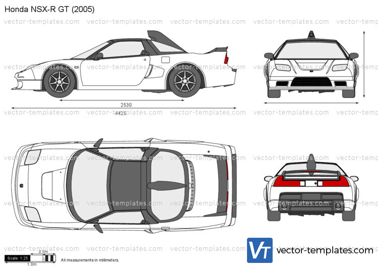 Templates Cars Honda Honda Nsx R Gt