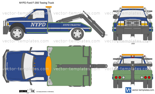 Ford F-350 Towing Truck NYPD