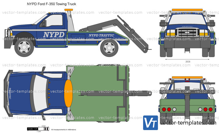 Ford F-350 Towing Truck NYPD