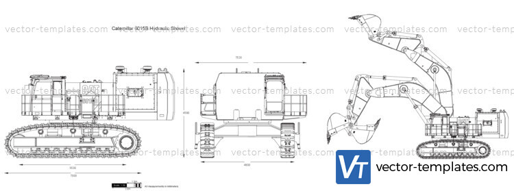 Caterpillar 6015B Hydraulic Shovel