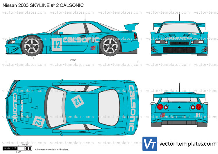 Nissan 2003 SKYLINE #12 CALSONIC