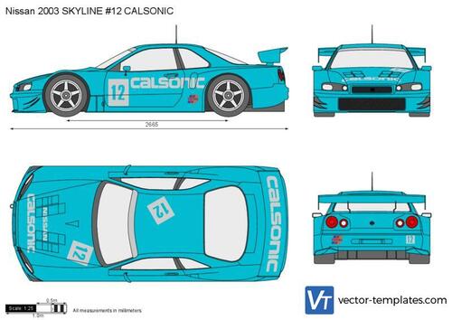 Nissan 2003 SKYLINE #12 CALSONIC