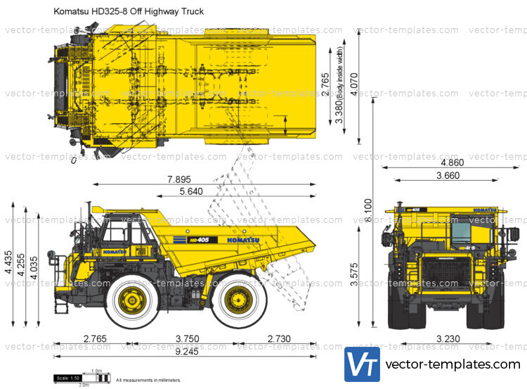 Komatsu HD325-8 Off Highway Truck