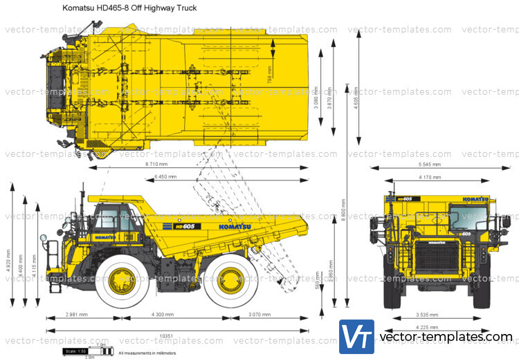 Komatsu HD465-8 Off Highway Truck