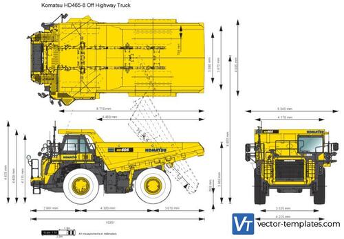 Komatsu HD465-8 Off Highway Truck