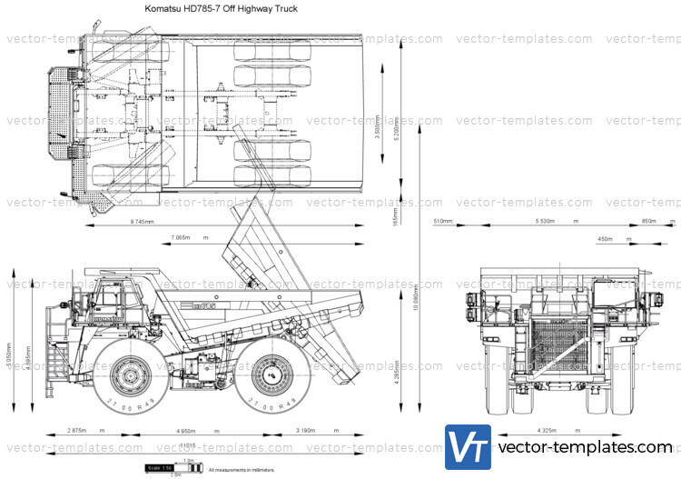 Komatsu HD785-7 Off Highway Truck