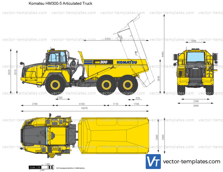 Komatsu HM300-5 Articulated Truck