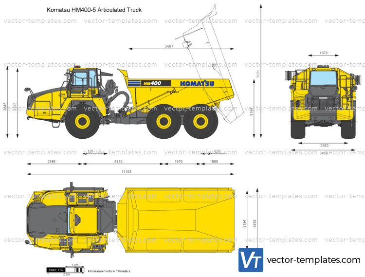 Komatsu HM400-5 Articulated Truck