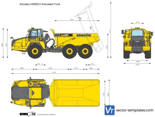 Komatsu HM400-5 Articulated Truck