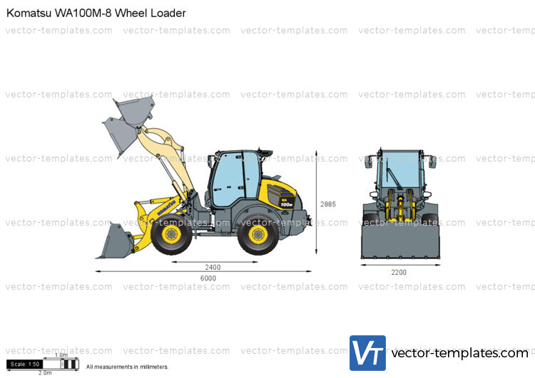 Komatsu WA100M-8 Wheel Loader