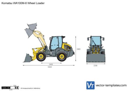 Komatsu WA100M-8 Wheel Loader