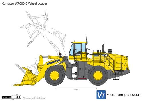 Komatsu WA600-8 Wheel Loader