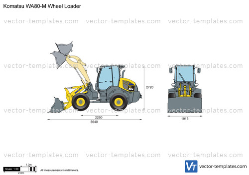 Komatsu WA80-M Wheel Loader