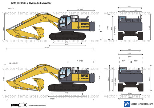 Kato HD1430-7 Hydraulic Excavator
