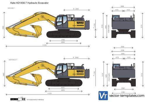 Kato HD1430-7 Hydraulic Excavator