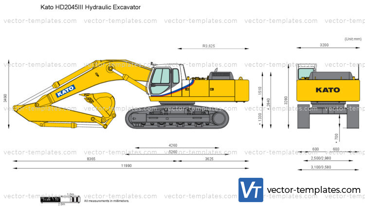 Kato HD2045III Hydraulic Excavator