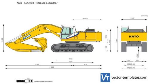 Kato HD2045III Hydraulic Excavator