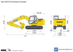 Kato HD512-R5 Hydraulic Excavator