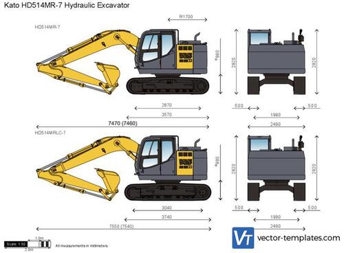 Kato HD514MR-7 Hydraulic Excavator