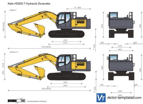 Kato HD820-7 Hydraulic Excavator