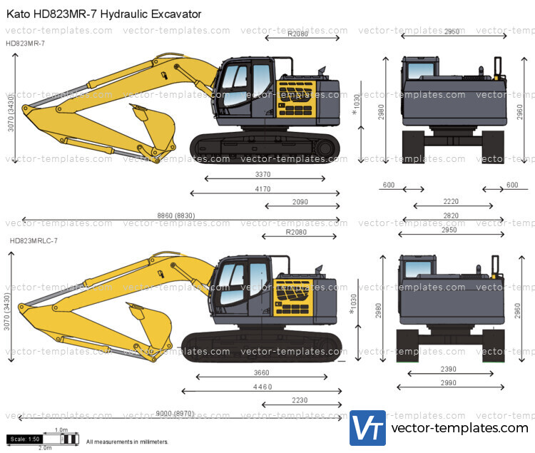 Kato HD823MR-7 Hydraulic Excavator