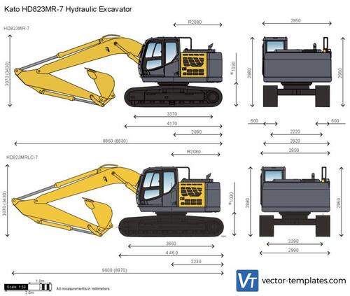 Kato HD823MR-7 Hydraulic Excavator