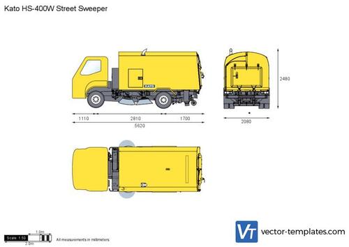 Kato HS-400W Street Sweeper