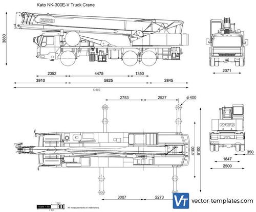 Kato NK-300E-V Truck Crane