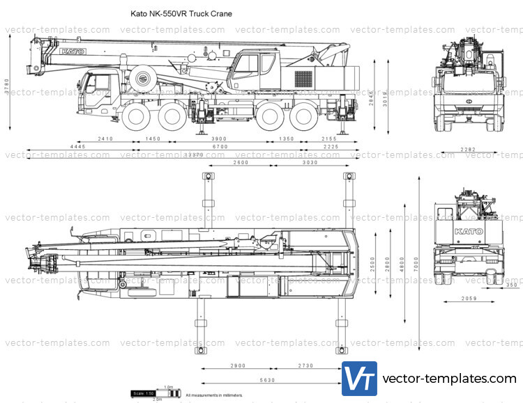 Kato NK-550VR Truck Crane