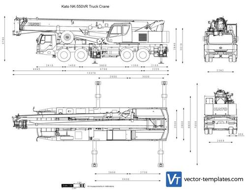 Kato NK-550VR Truck Crane