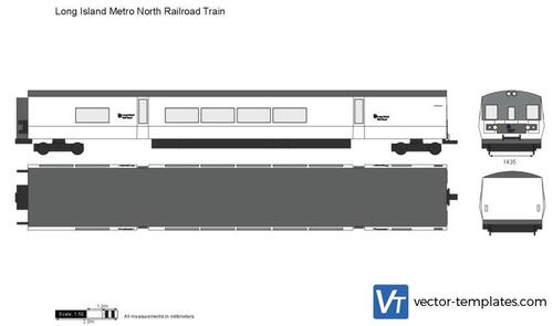 Long Island Metro North Railroad Train