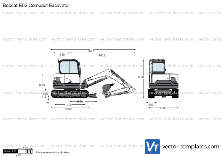 Bobcat E62 Compact Excavator