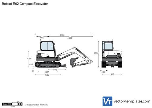 Bobcat E62 Compact Excavator