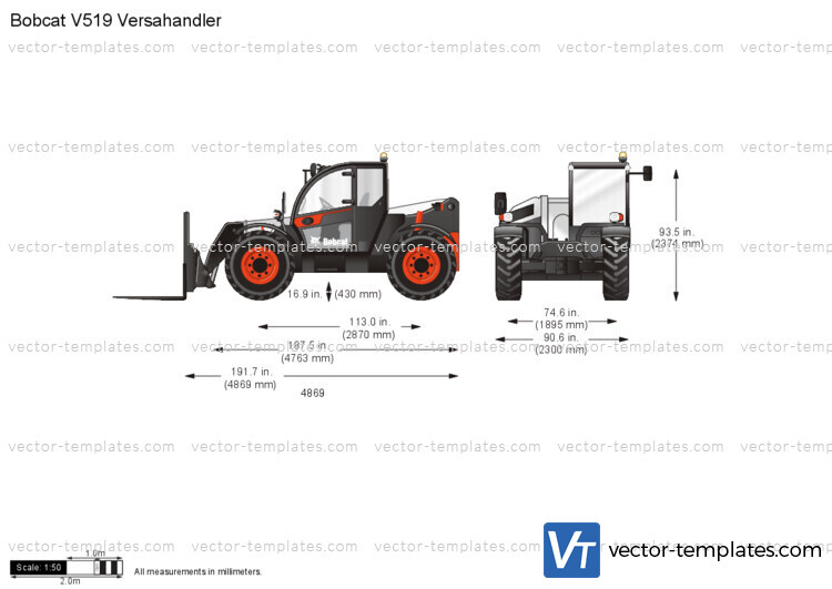 Bobcat V519 Versahandler