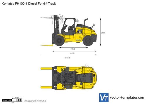 Komatsu FH100-1 Diesel Forklift Truck