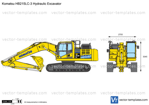 Komatsu HB215LC-3 Hydraulic Excavator